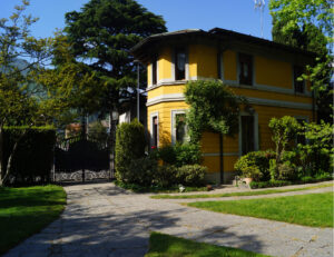 Villa classica con terrazza panoramica a Como foto video eventi
