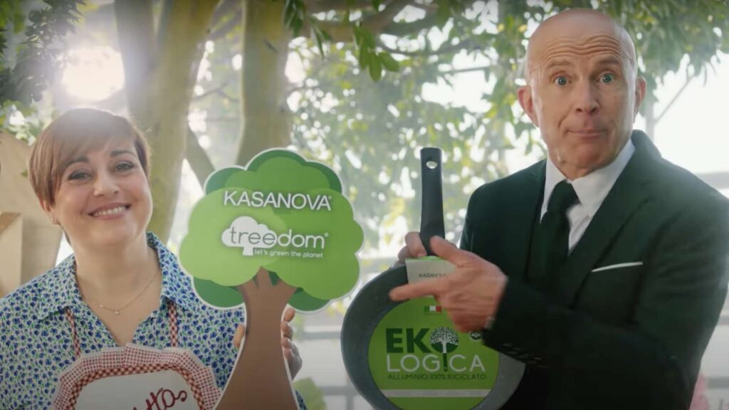 Lo spot ecosostenibile di Kasanova nel nostro spazio insolito di Zeus